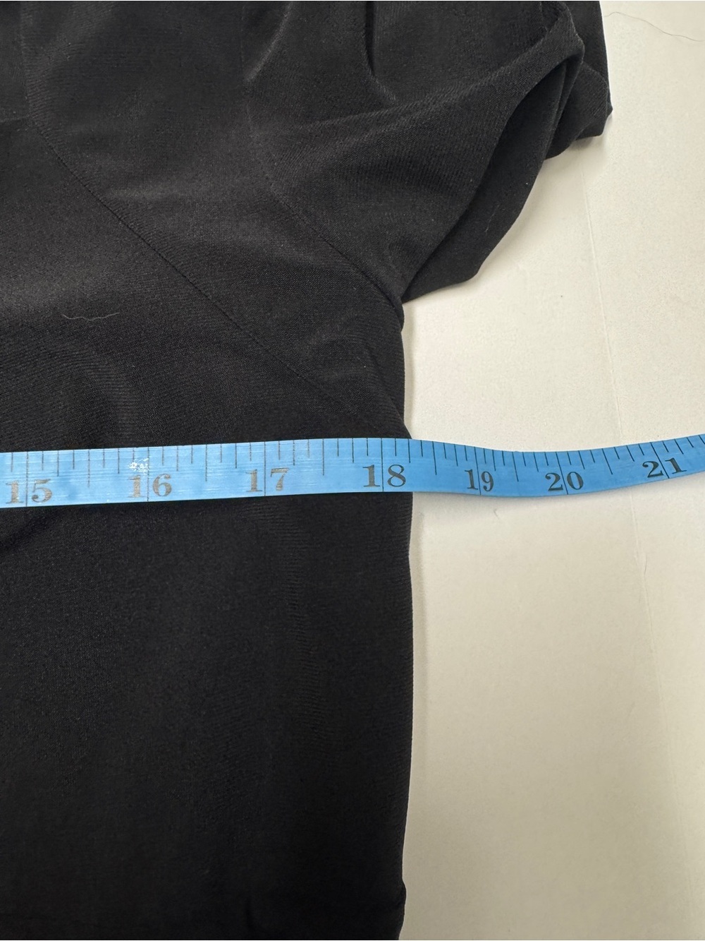 Black Ruched V-Neck Long Sleeve Top by Jtb - Picture 8 of 9